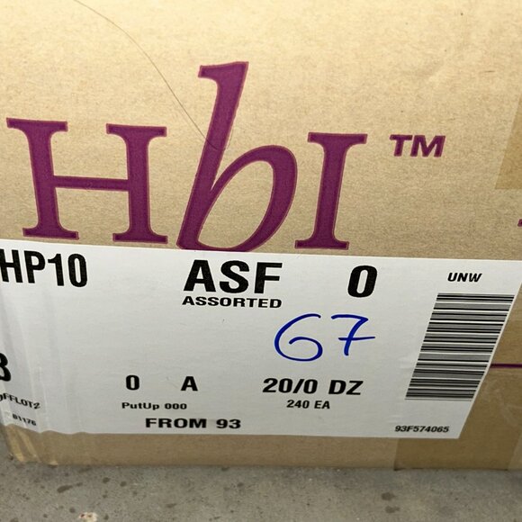 Hanes Girls’ Tagless Hipsters – LOT 67 - 240 pcs – 24 packs (10 ea) – Sz 8 - NEW - Picture 3 of 3